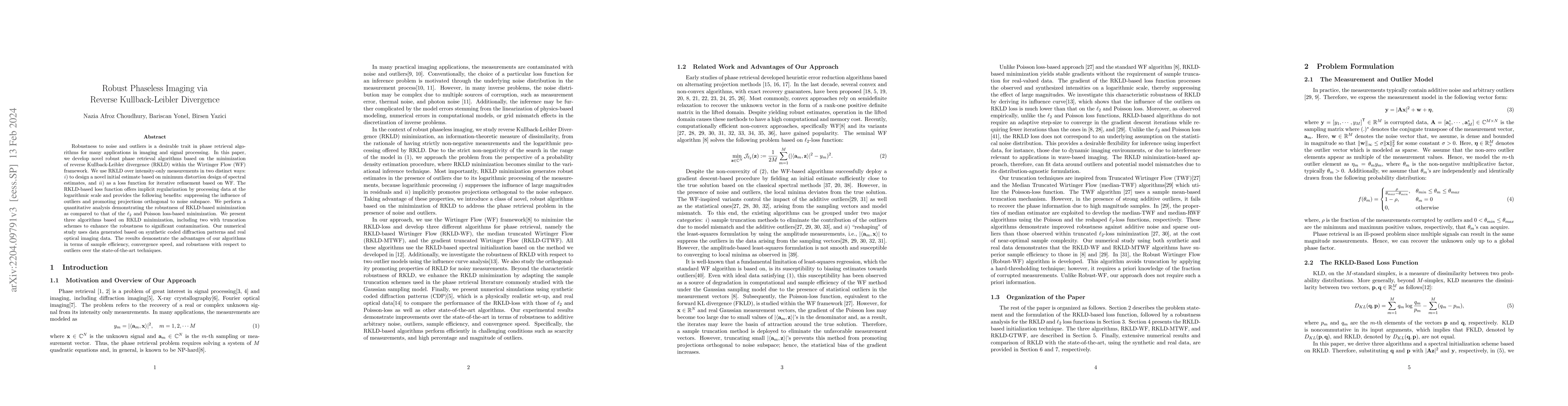 Thumbnail for Robust Phase Retrieval via Reverse Kullback-Leibler Divergence