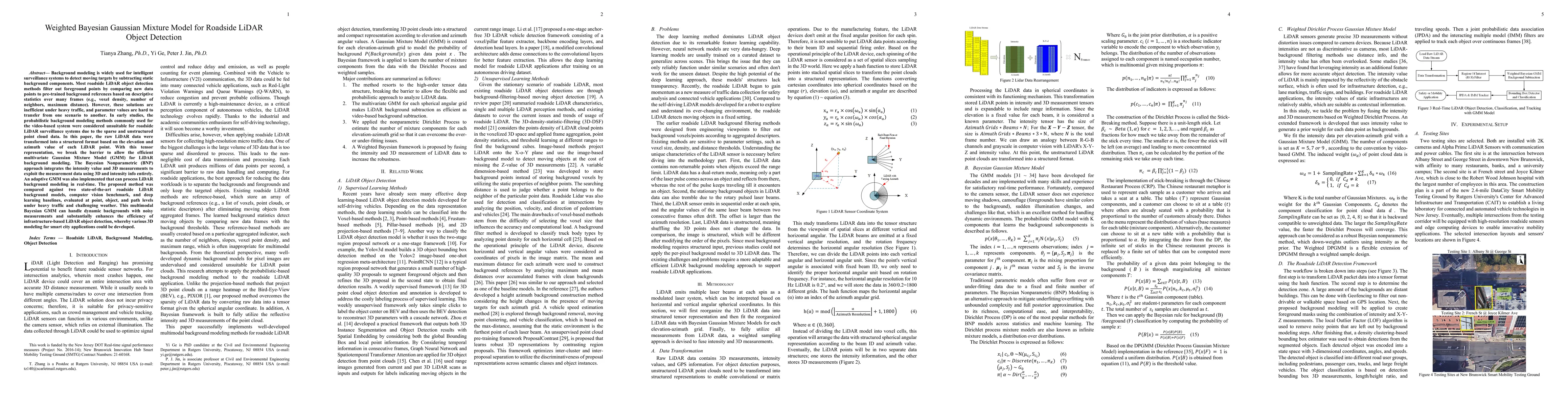 Thumbnail for Weighted Bayesian Gaussian Mixture Model for Roadside LiDAR Object
  Detection