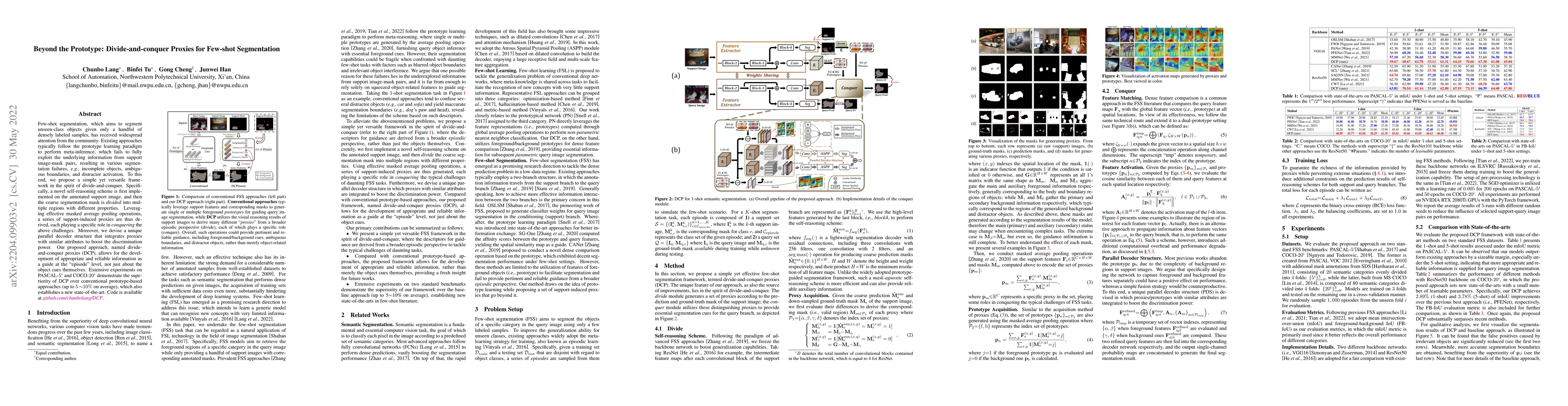 Thumbnail for Beyond the Prototype: Divide-and-conquer Proxies for Few-shot
  Segmentation