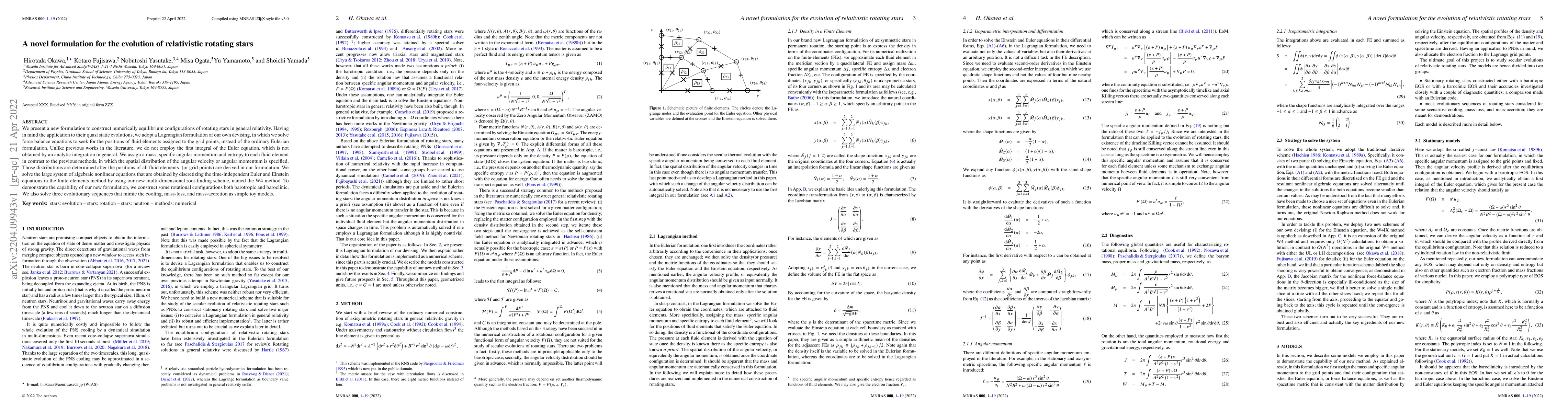 Thumbnail for A novel formulation for the evolution of relativistic rotating stars