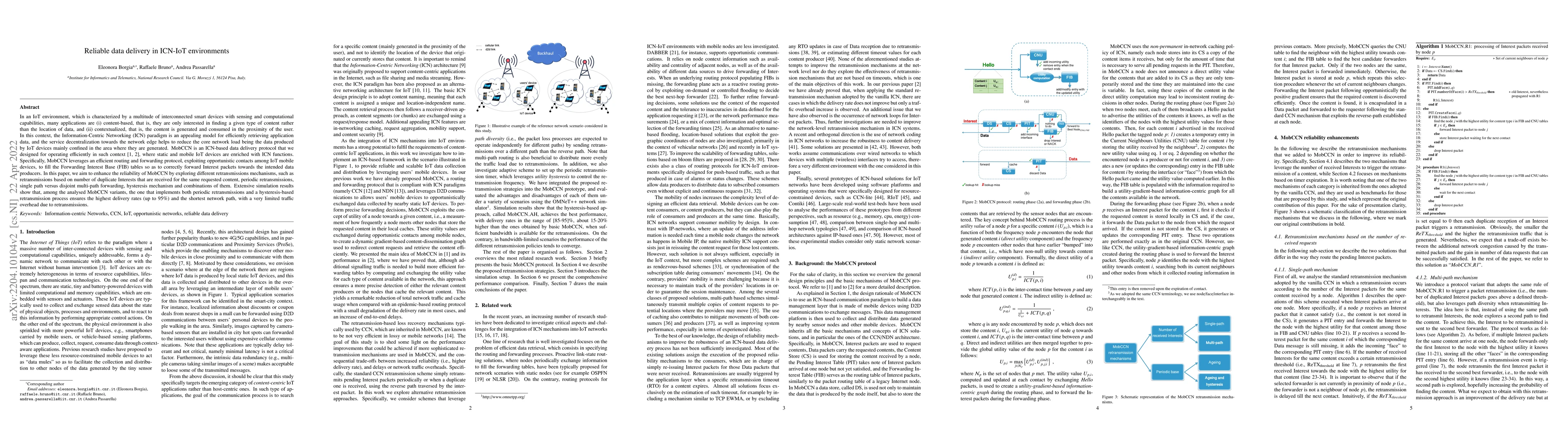 Thumbnail for Reliable data delivery in ICN-IoT environments