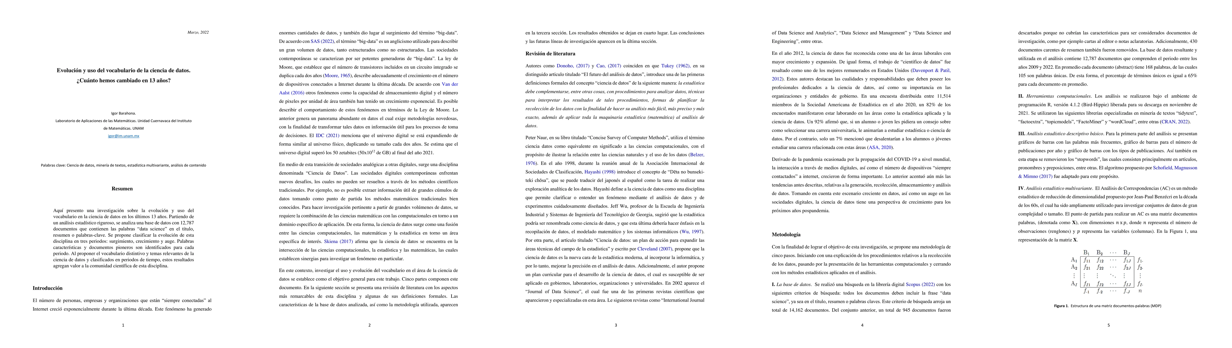 Thumbnail for Evolution and use of data science vocabulary. How much have we changed
  in 13 years?