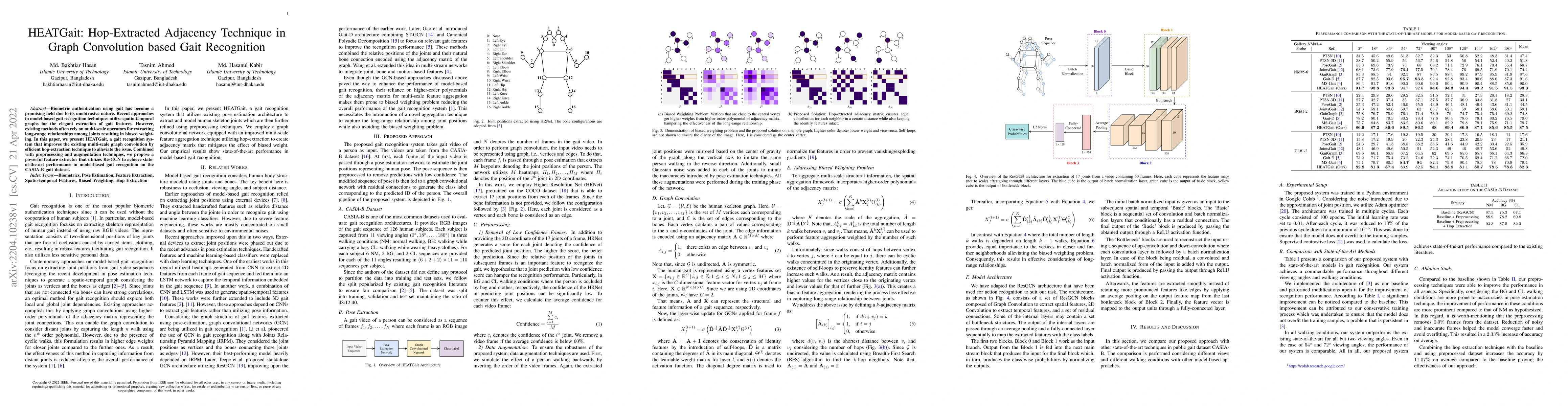 Thumbnail for HEATGait: Hop-Extracted Adjacency Technique in Graph Convolution based
  Gait Recognition