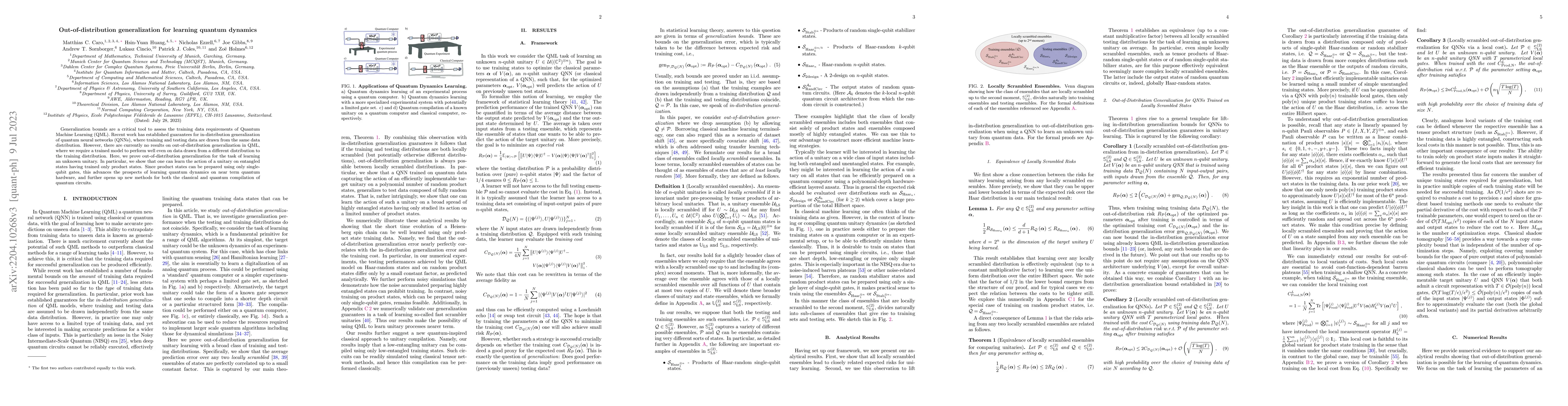 Thumbnail for Out-of-distribution generalization for learning quantum dynamics