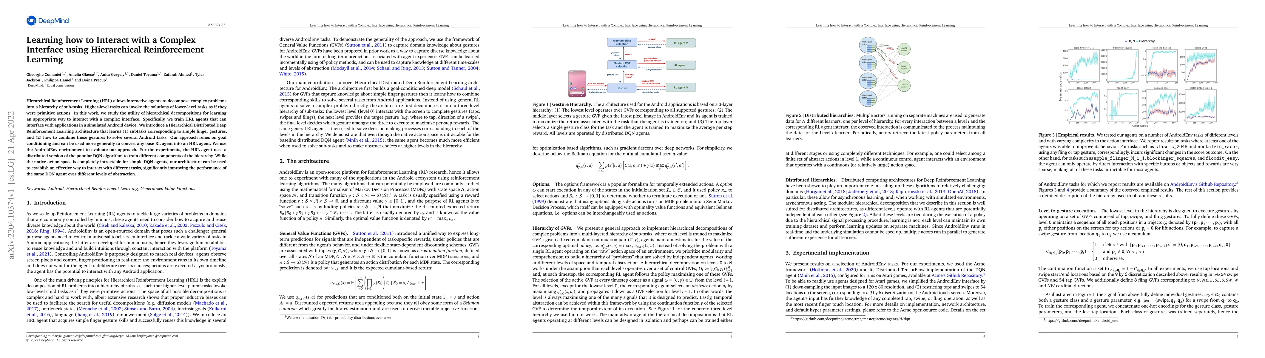 Thumbnail for Learning how to Interact with a Complex Interface using Hierarchical
  Reinforcement Learning