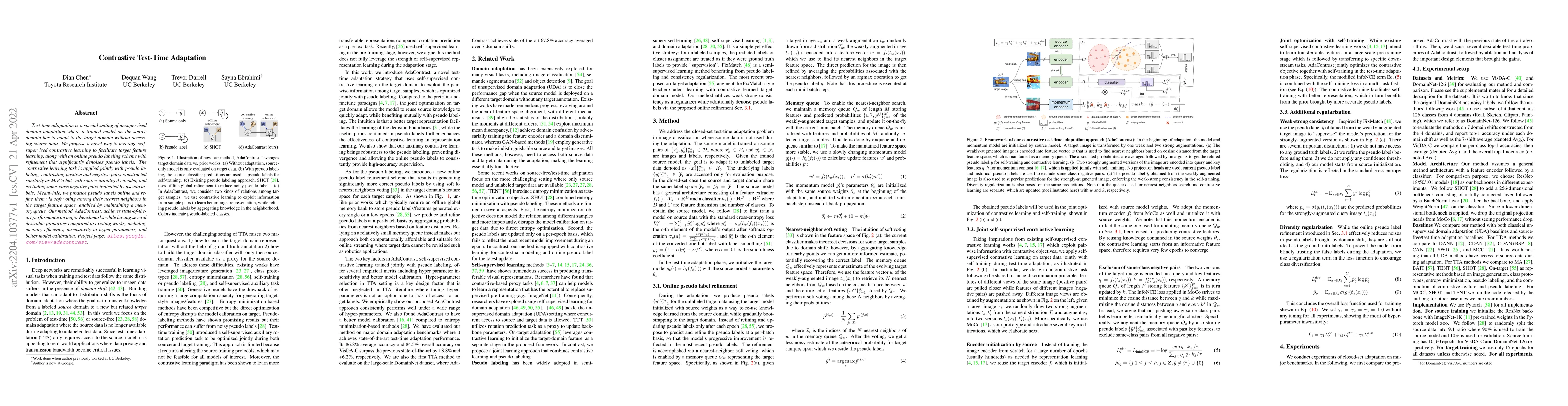 Thumbnail for Contrastive Test-Time Adaptation