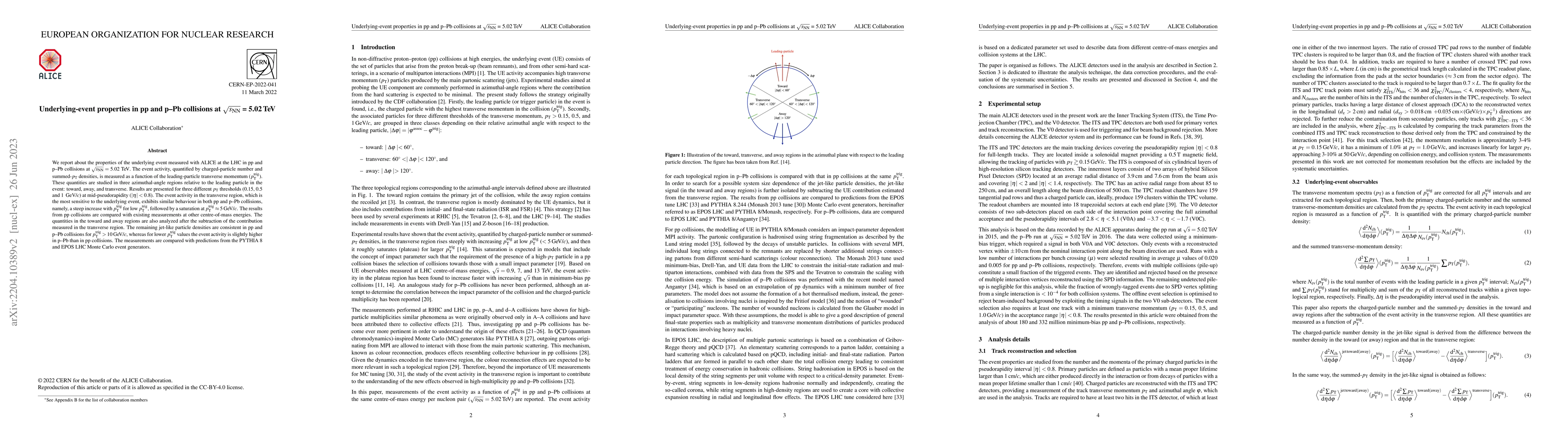 Thumbnail for Underlying-event properties in pp and p$-$Pb collisions at $\sqrt{s_{\rm
  NN}} = 5.02$ TeV