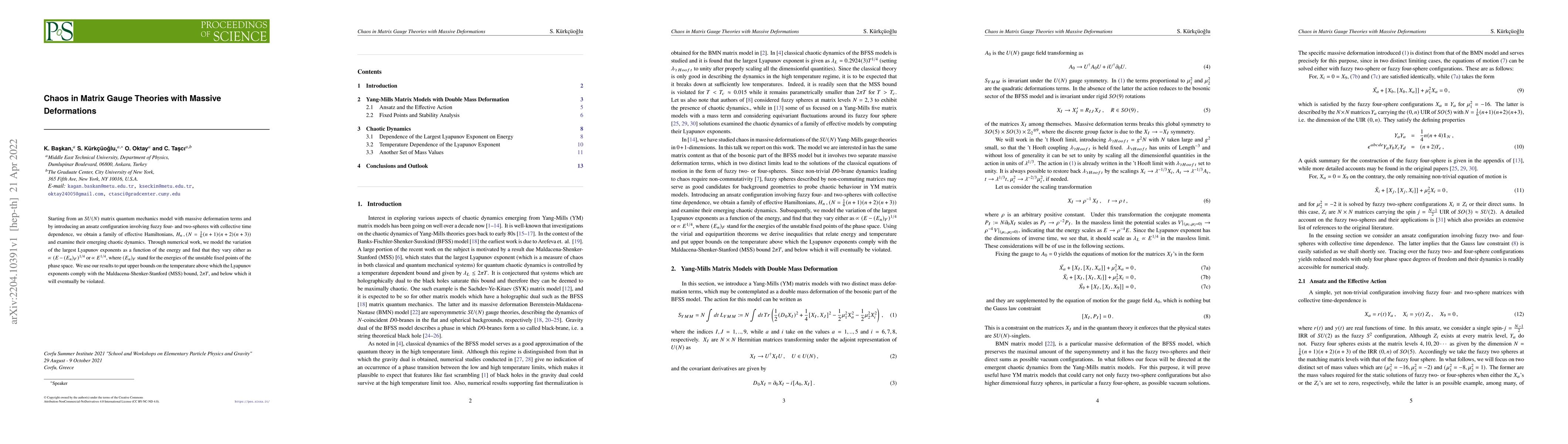 Thumbnail for Chaos in Matrix Gauge Theories with Massive Deformations