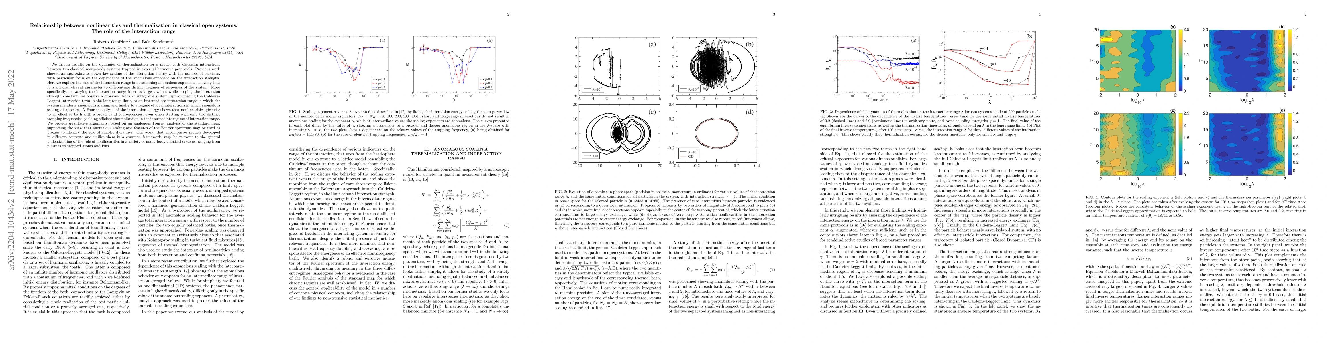 Thumbnail for Relationship between nonlinearities and thermalization in classical open
  systems: The role of the interaction range