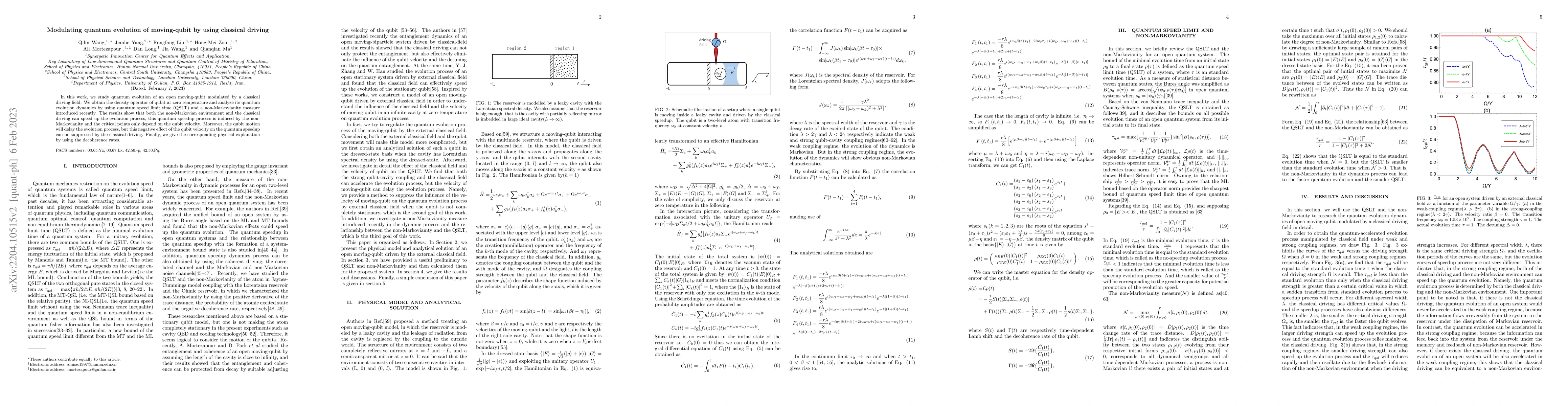 Thumbnail for Modulating quantum evolution of moving-qubit by using classical driving