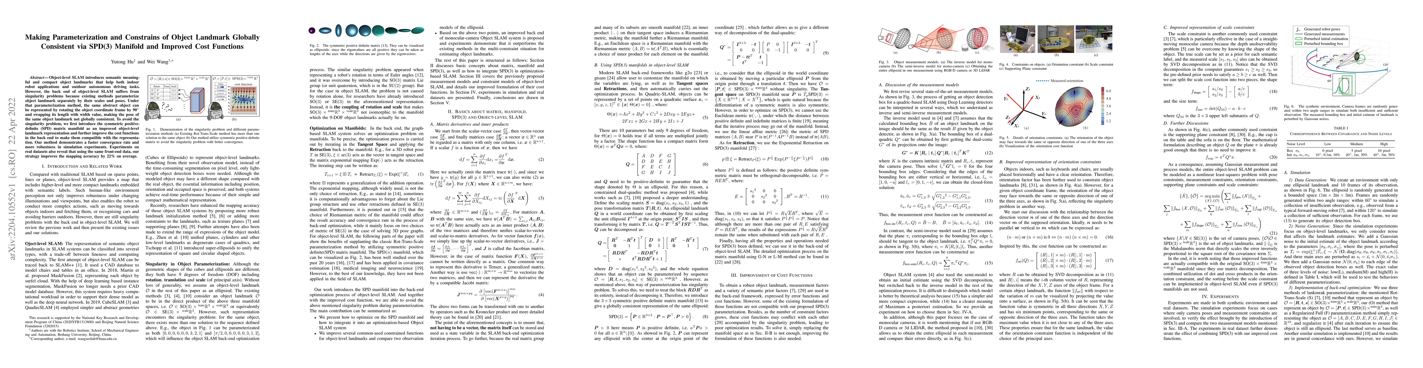 Thumbnail for Making Parameterization and Constrains of Object Landmark Globally
  Consistent via SPD(3) Manifold and Improved Cost Functions