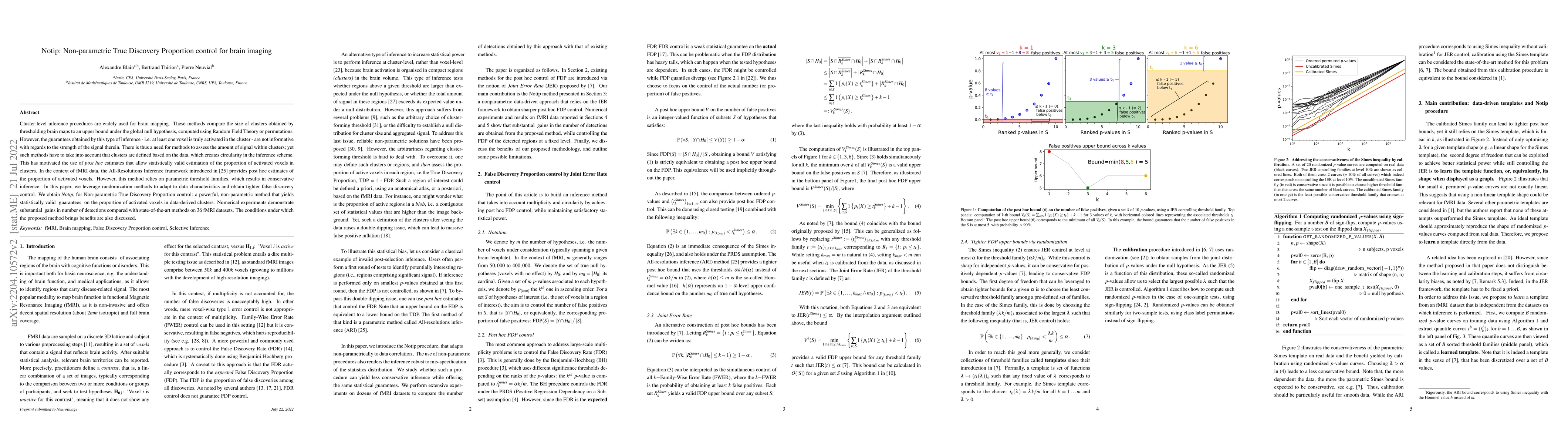 Thumbnail for Notip: Non-parametric True Discovery Proportion control for brain
  imaging
