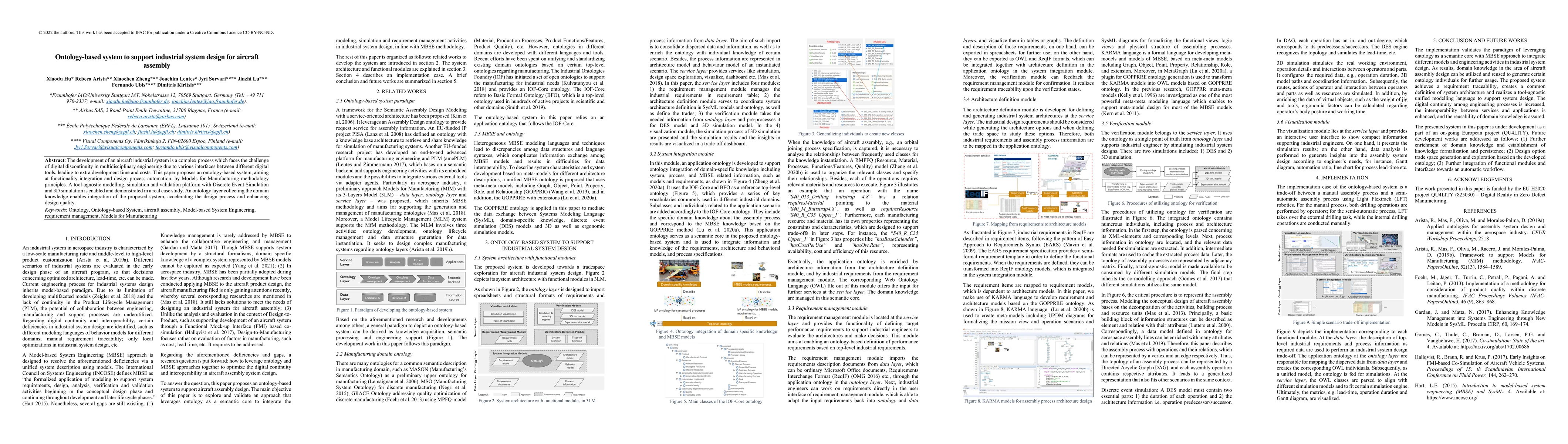 Thumbnail for Ontology-based system to support industrial system design for aircraft
  assembly