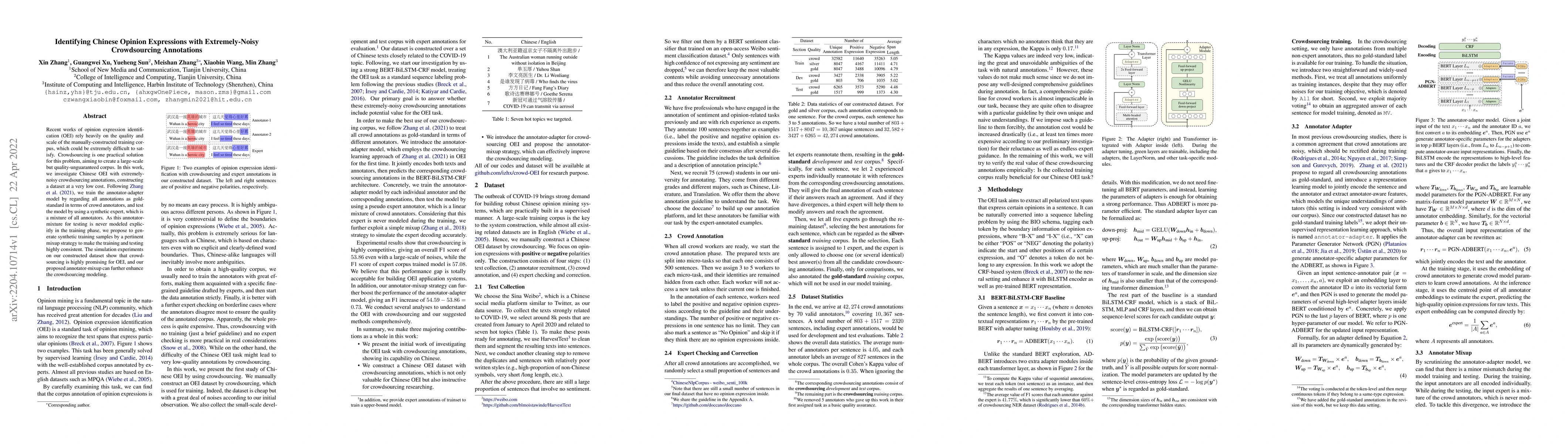 Thumbnail for Identifying Chinese Opinion Expressions with Extremely-Noisy
  Crowdsourcing Annotations