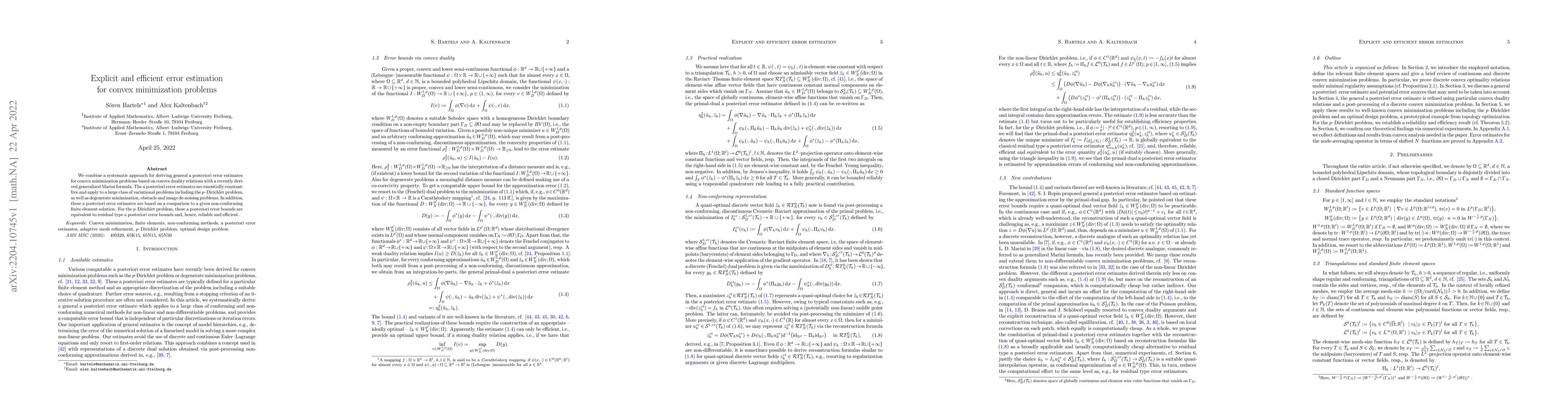 Thumbnail for Explicit and efficient error estimation for convex minimization problems