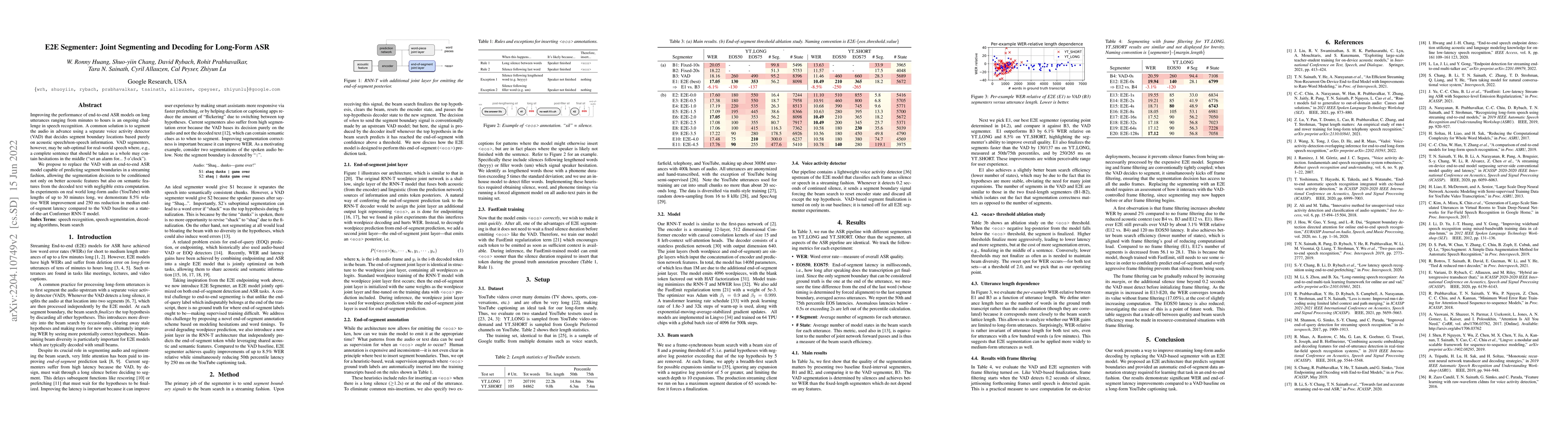 Thumbnail for E2E Segmenter: Joint Segmenting and Decoding for Long-Form ASR
