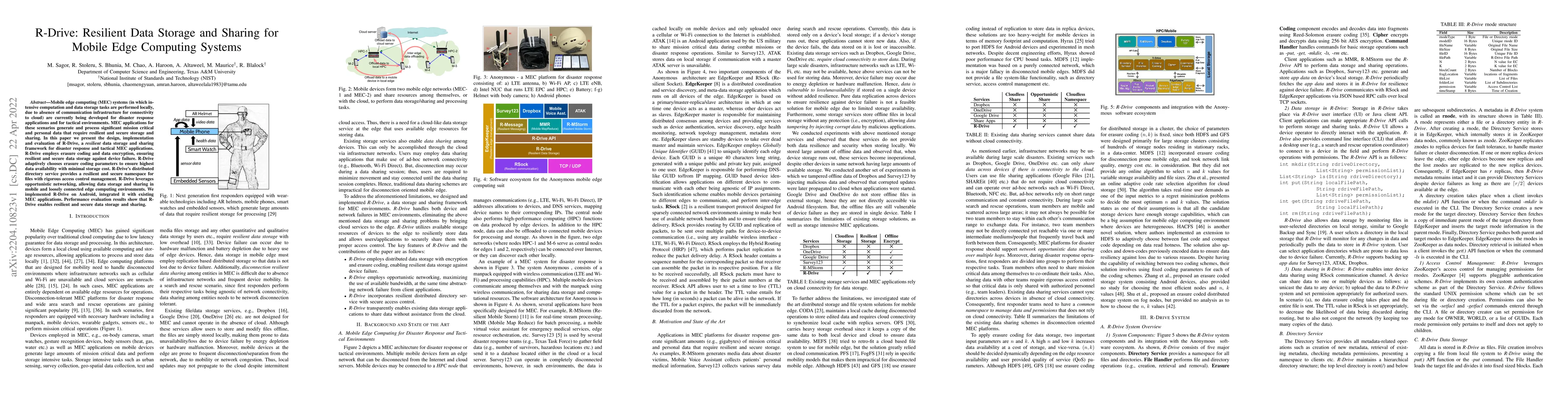 Thumbnail for R-Drive: Resilient Data Storage and Sharing for Mobile Edge Computing
  Systems