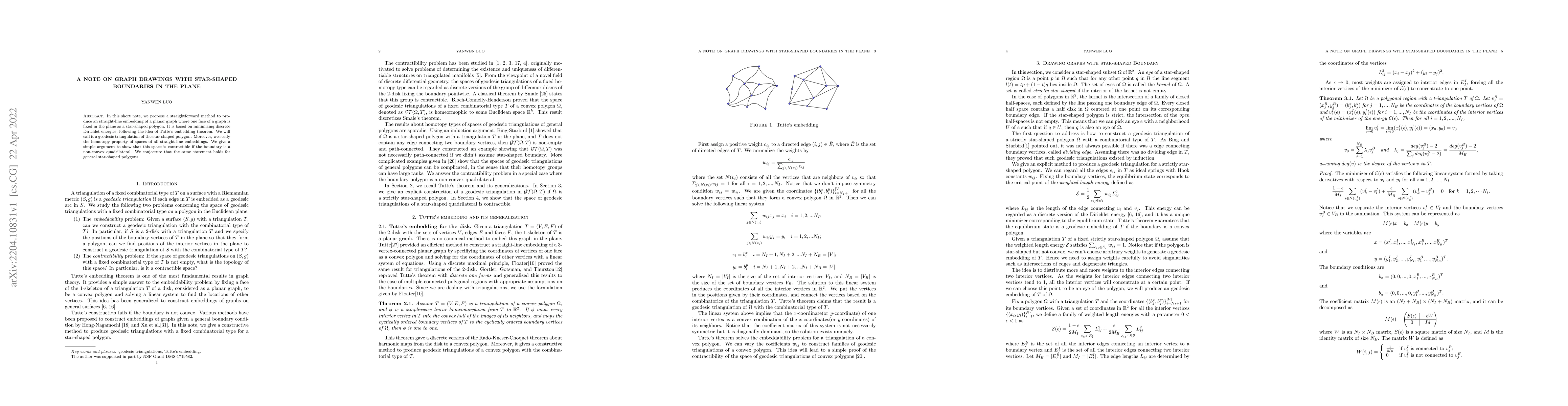 Thumbnail for A note on graph drawings with star-shaped boundaries in the plane