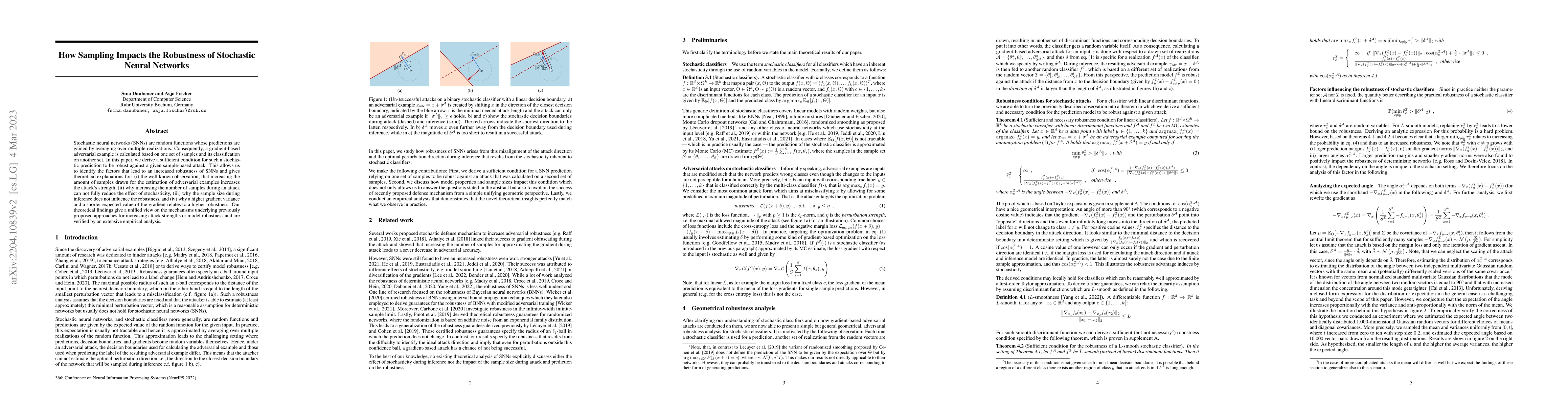 Thumbnail for How Sampling Impacts the Robustness of Stochastic Neural Networks