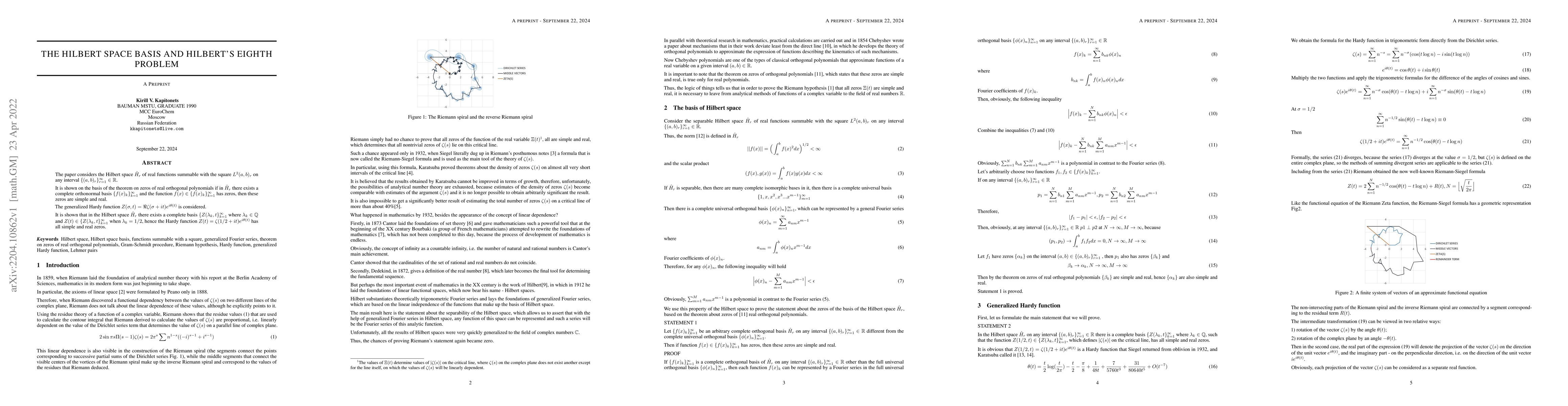Thumbnail for The Hilbert space basis and Hilbert's eighth problem