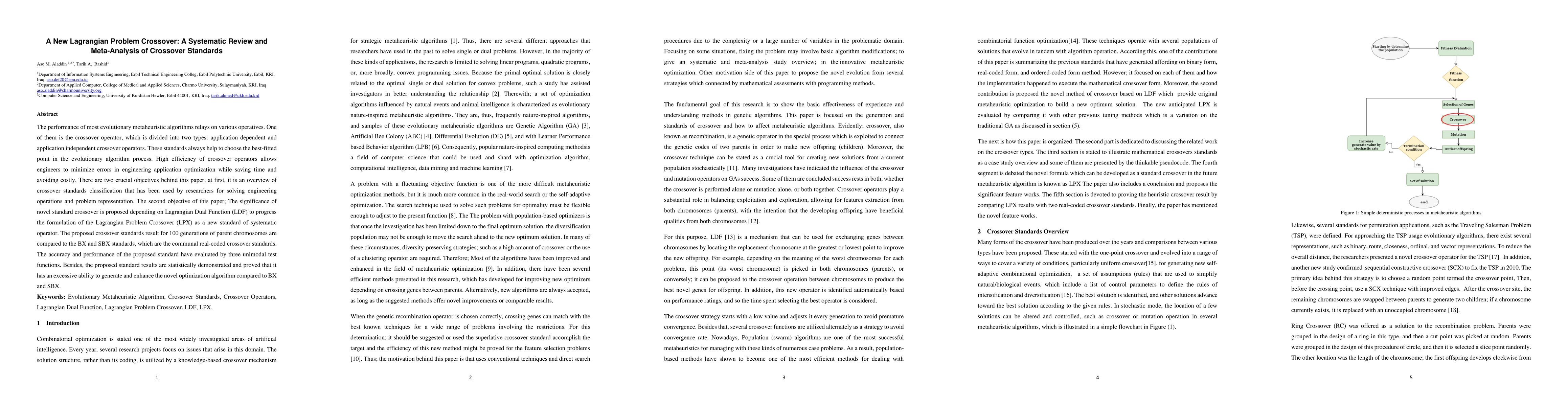 Thumbnail for A New Lagrangian Problem Crossover: A Systematic Review and
  Meta-Analysis of Crossover Standards