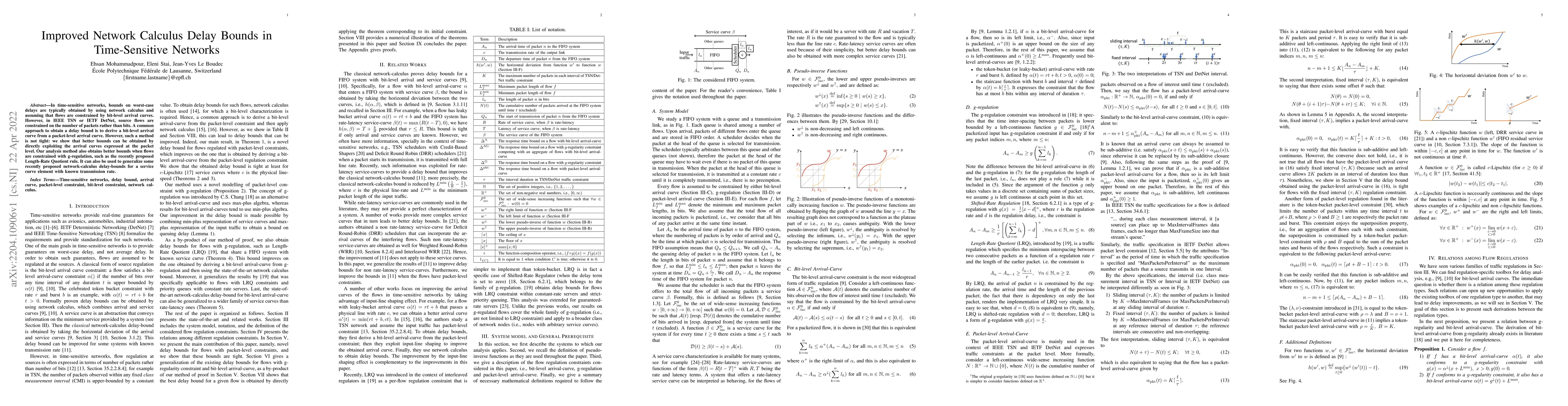 Thumbnail for Improved Network Calculus Delay Bounds in Time-Sensitive Networks