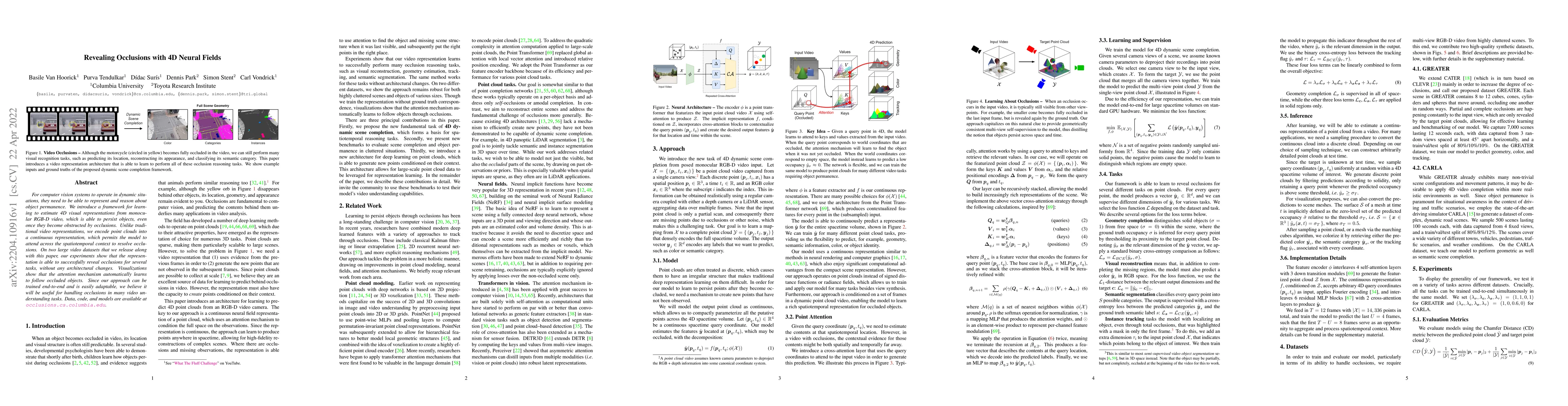 Thumbnail for Revealing Occlusions with 4D Neural Fields