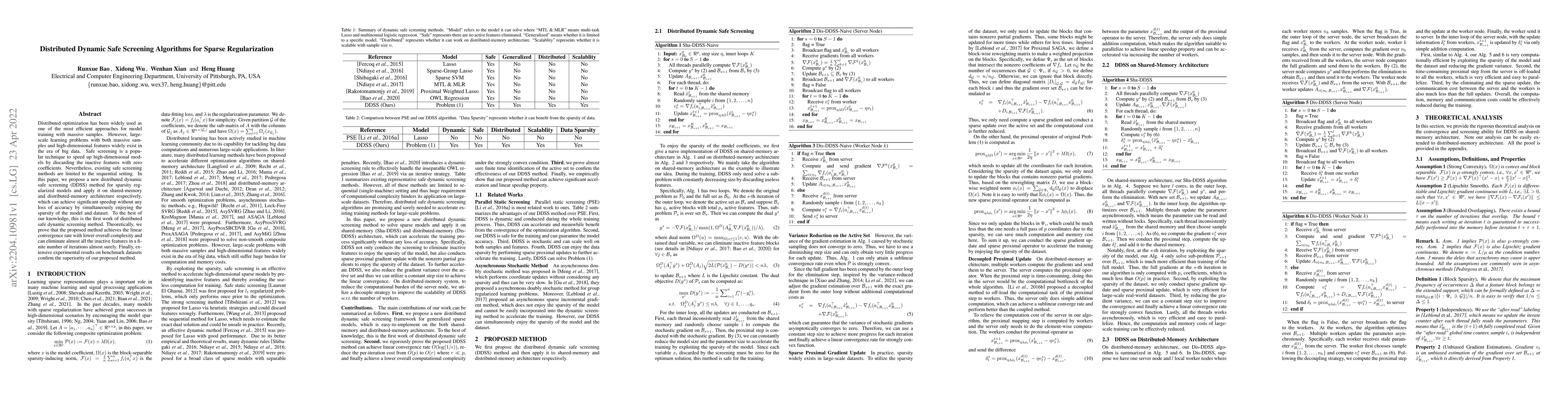 Thumbnail for Distributed Dynamic Safe Screening Algorithms for Sparse Regularization