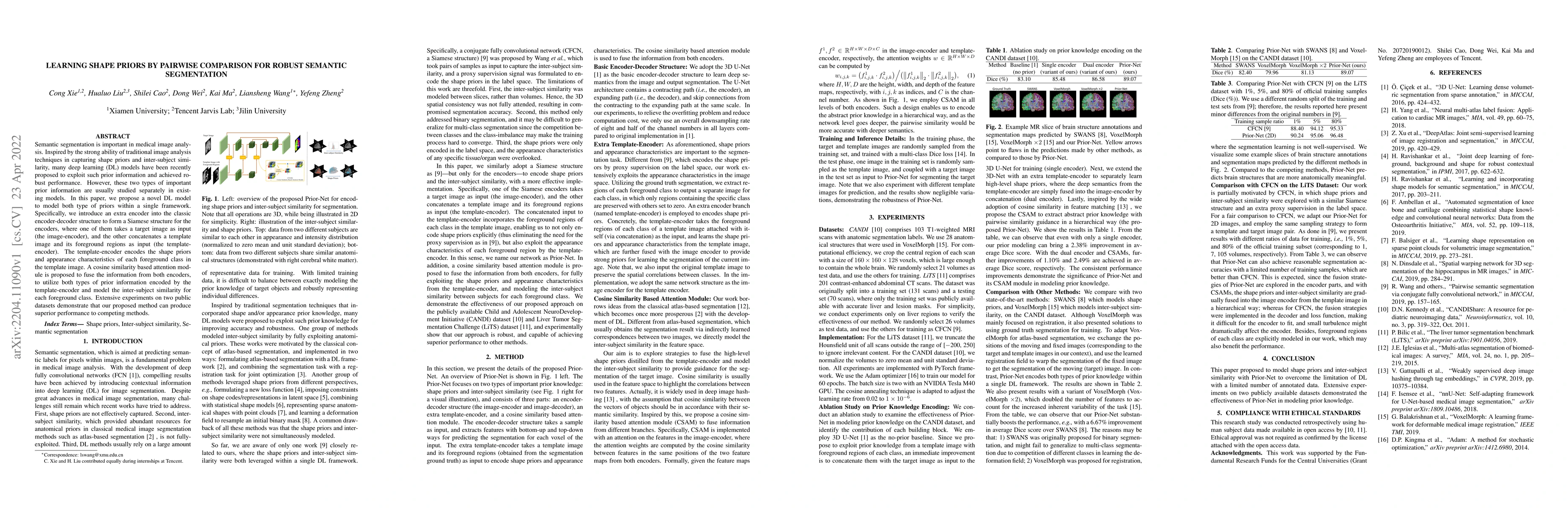 Thumbnail for Learning Shape Priors by Pairwise Comparison for Robust Semantic
  Segmentation