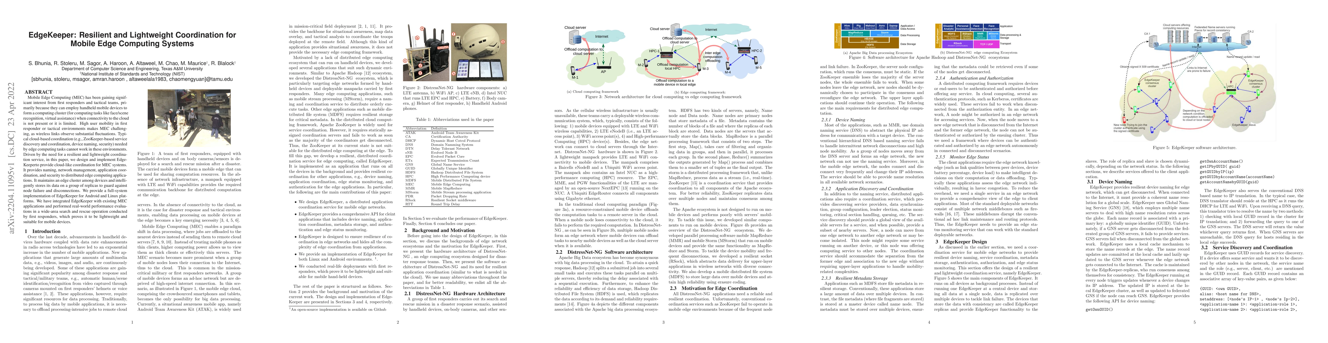 Thumbnail for EdgeKeeper: Resilient and Lightweight Coordination for Mobile Edge
  Computing Systems