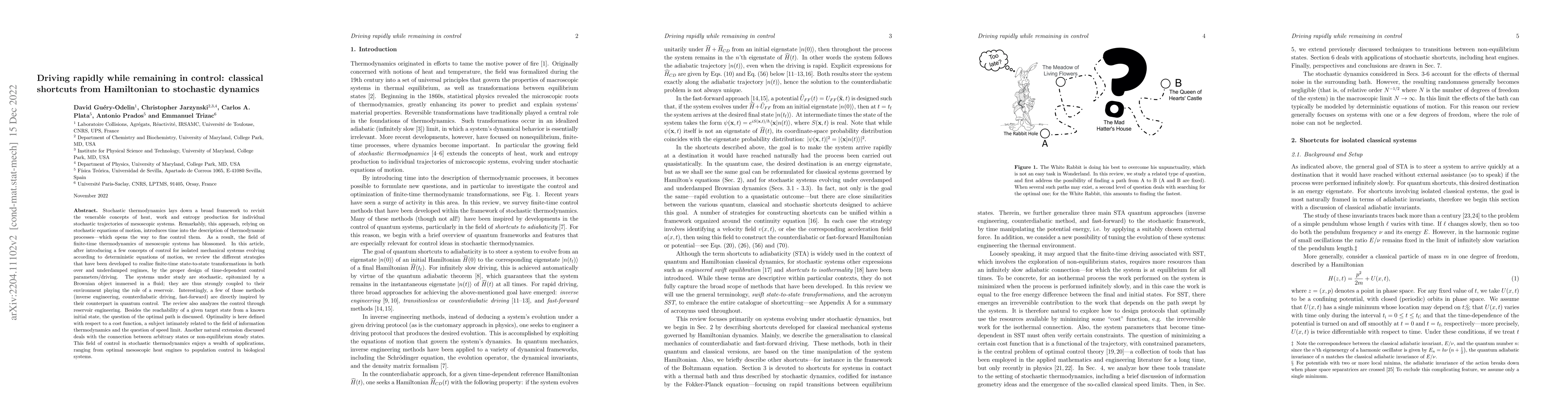 Thumbnail for Driving rapidly while remaining in control: classical shortcuts from
  Hamiltonian to stochastic dynamics