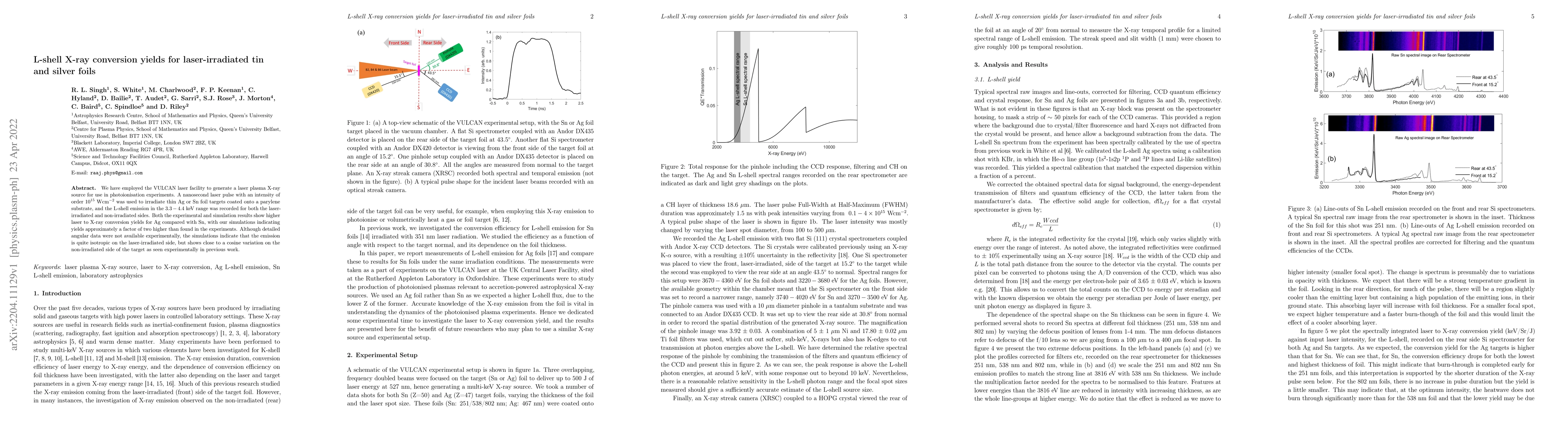 Thumbnail for L-shell X-ray conversion yields for laser-irradiated tin and silver
  foils