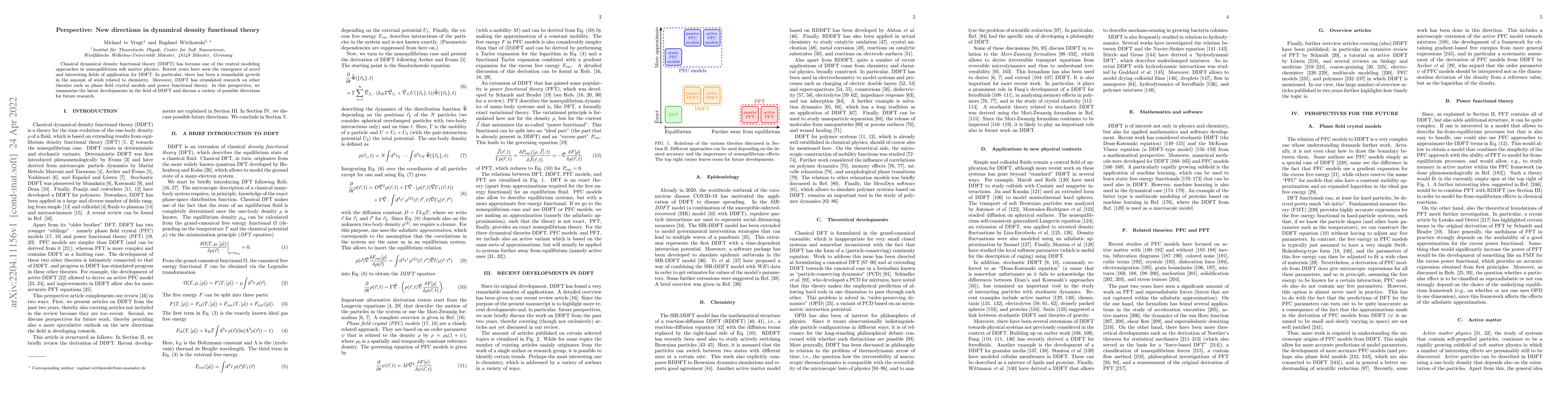 Thumbnail for Perspective: New directions in dynamical density functional theory