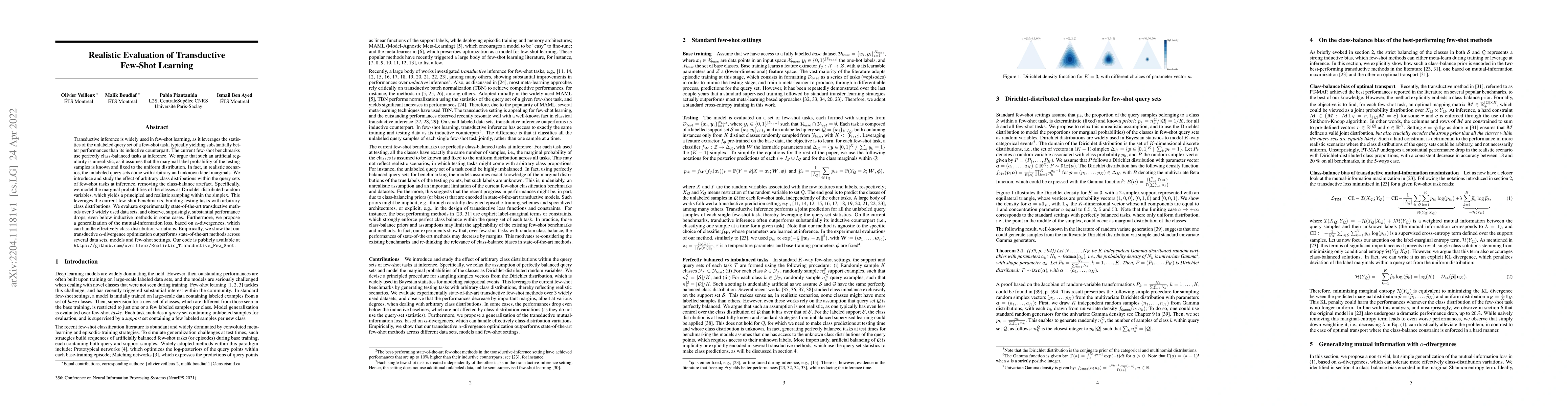 Thumbnail for Realistic Evaluation of Transductive Few-Shot Learning