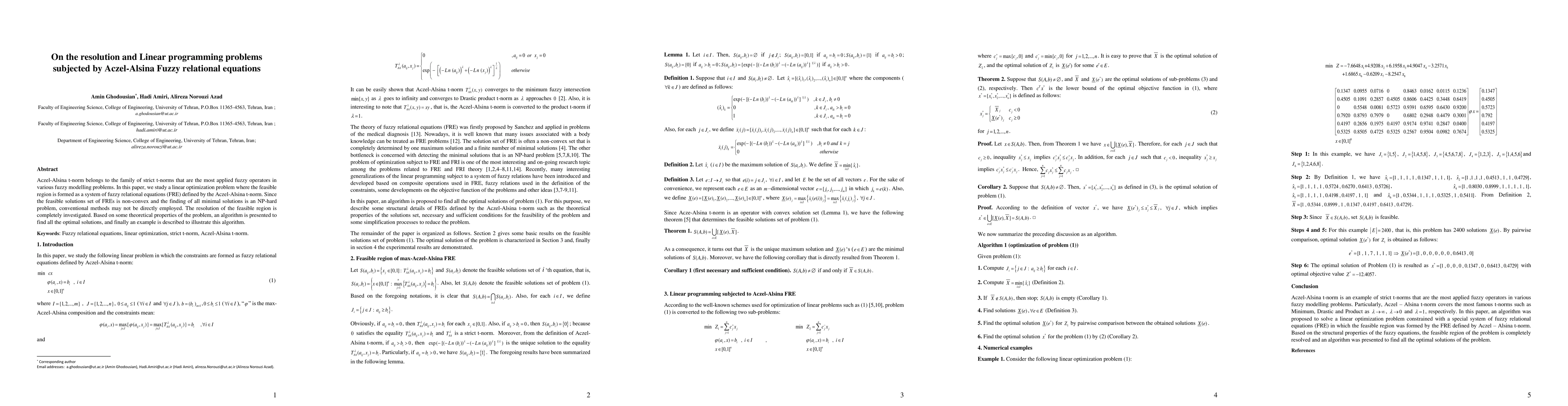 Thumbnail for On the resolution and Linear programming problems subjected by
  Aczel-Alsina Fuzzy relational equations