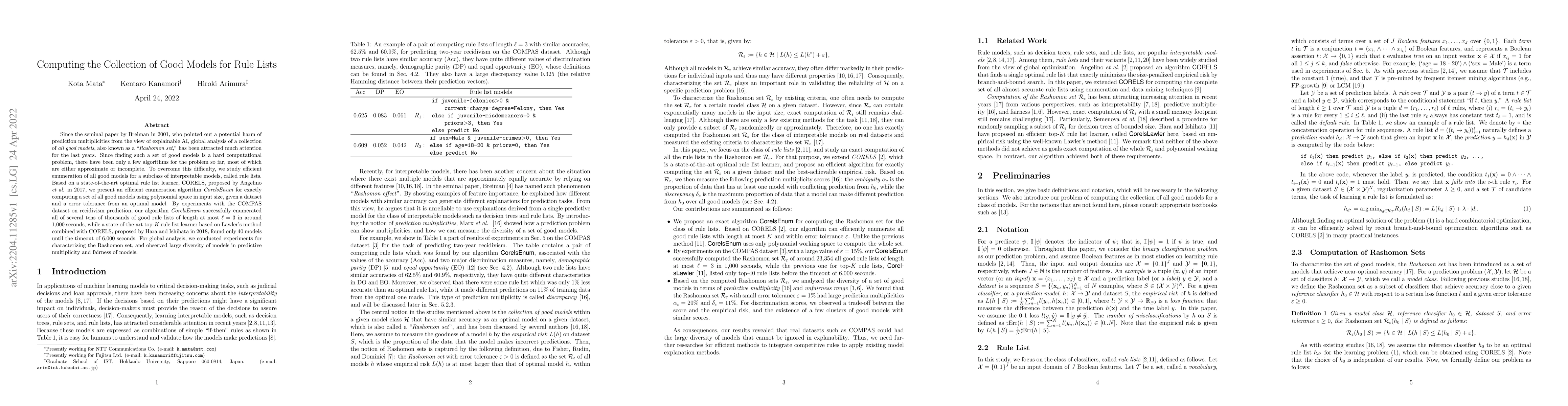Thumbnail for Computing the Collection of Good Models for Rule Lists