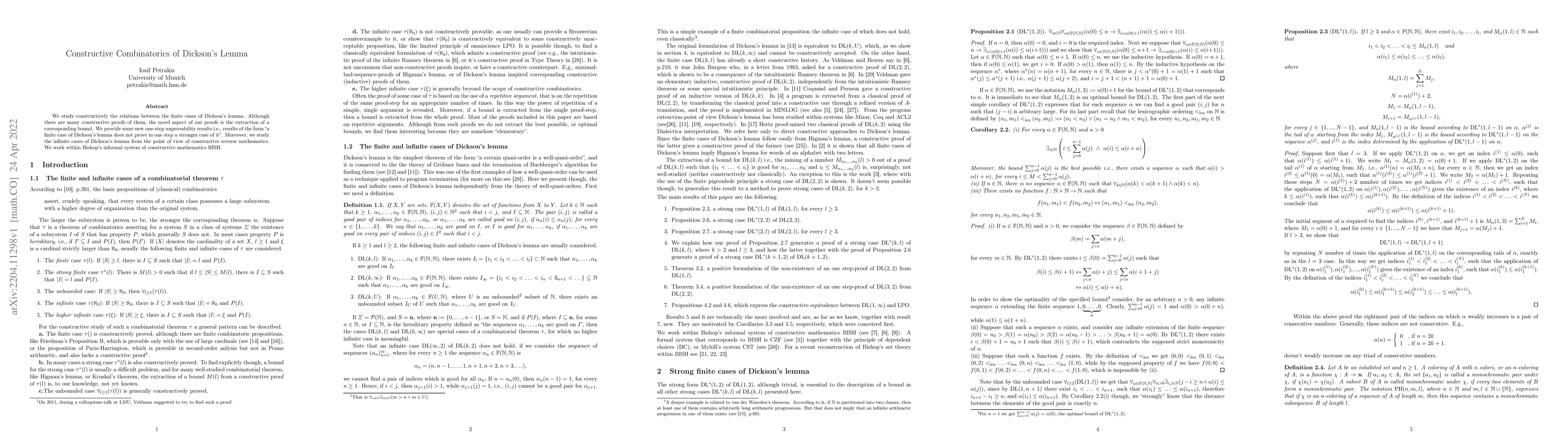 Thumbnail for Constructive Combinatorics of Dickson's Lemma