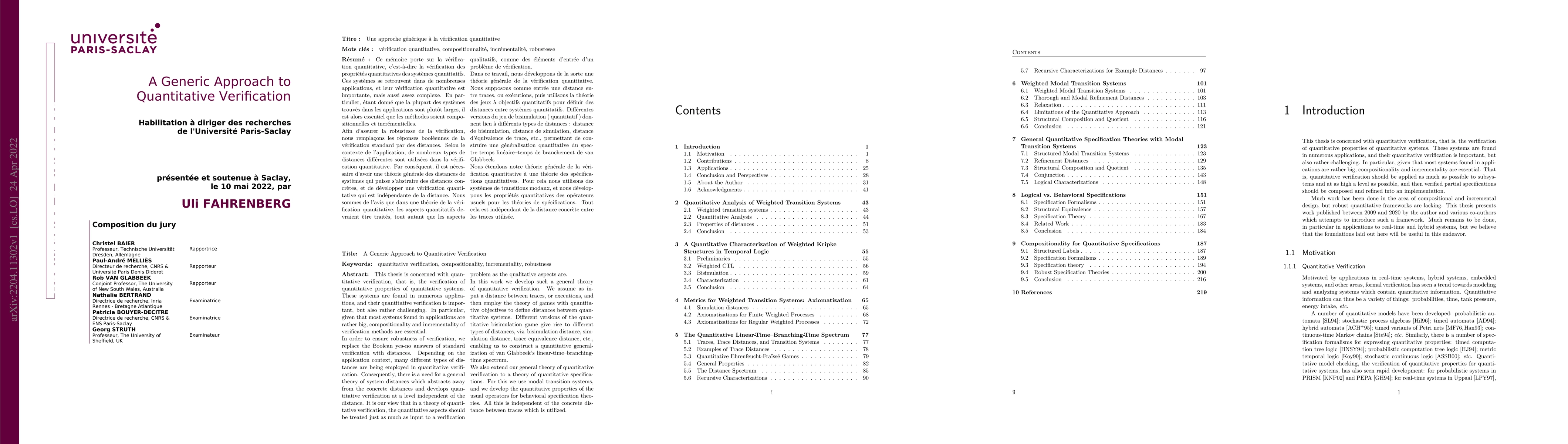 Thumbnail for A Generic Approach to Quantitative Verification