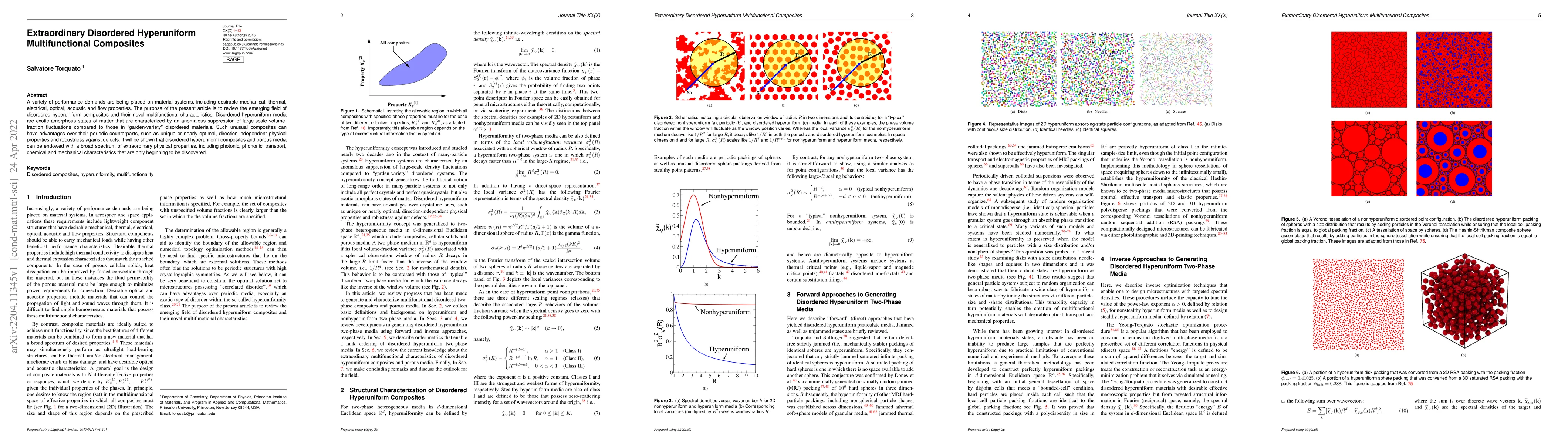 Thumbnail for Extraordinary Disordered Hyperuniform Multifunctional Composites
