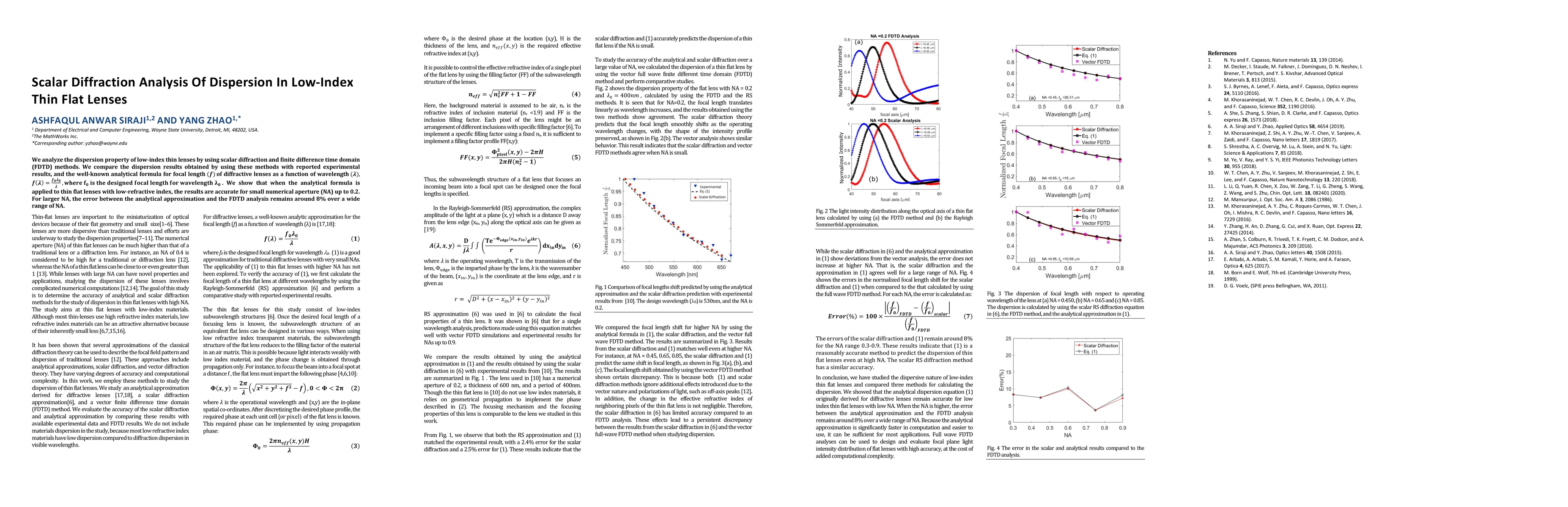 Thumbnail for Scalar Diffraction Analysis Of Dispersion In Low-Index Thin Flat Lenses