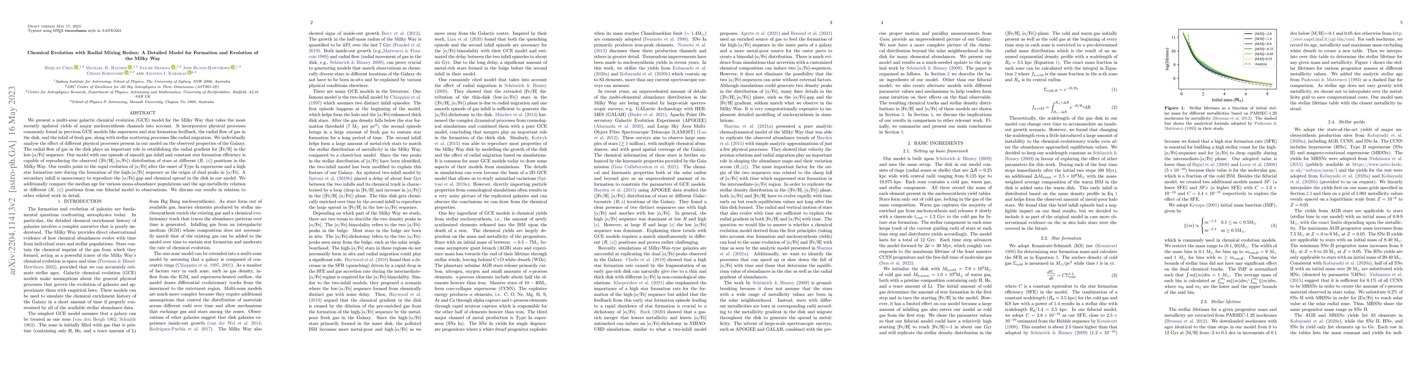 Thumbnail for Chemical Evolution with Radial Mixing Redux: Extending beyond the Solar
  Neighborhood