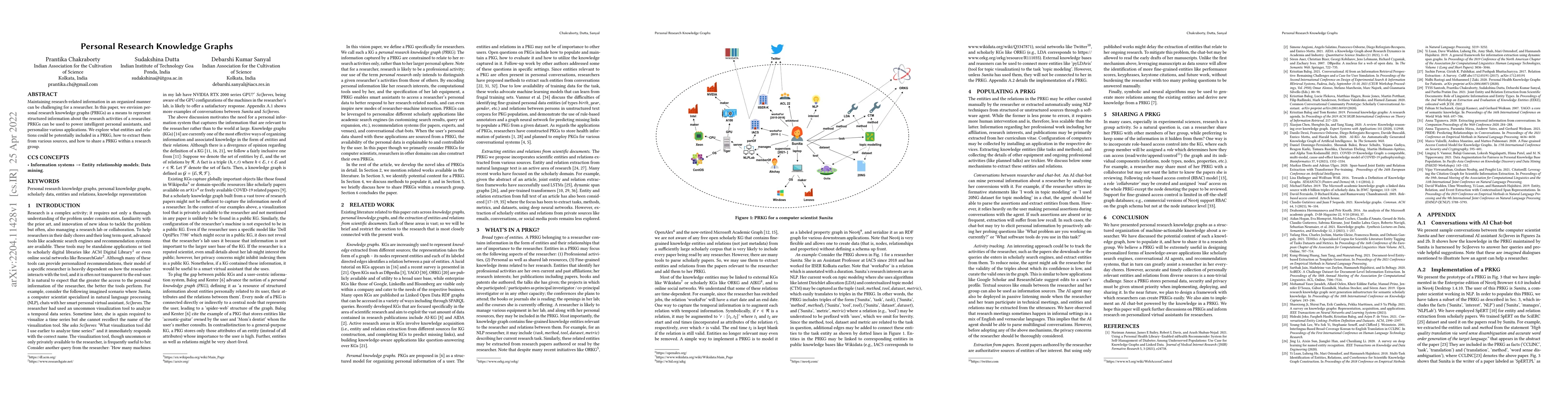 Thumbnail for Personal Research Knowledge Graphs