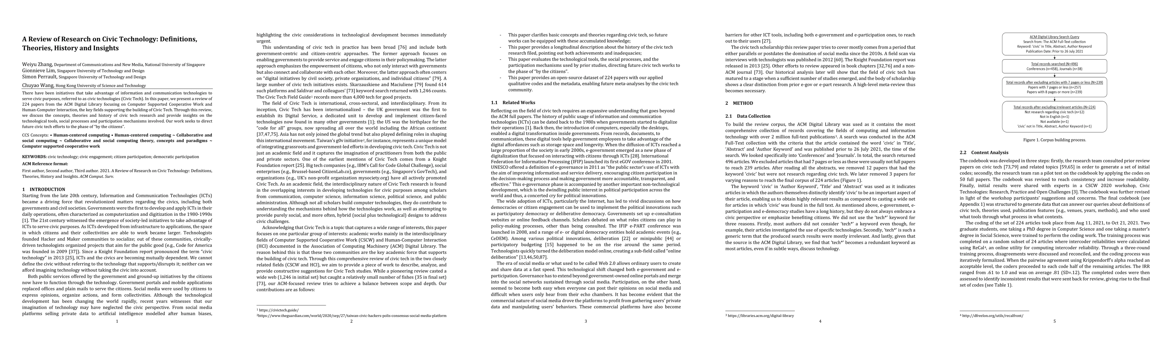 Thumbnail for A Review of Research on Civic Technology: Definitions, Theories, History
  and Insights