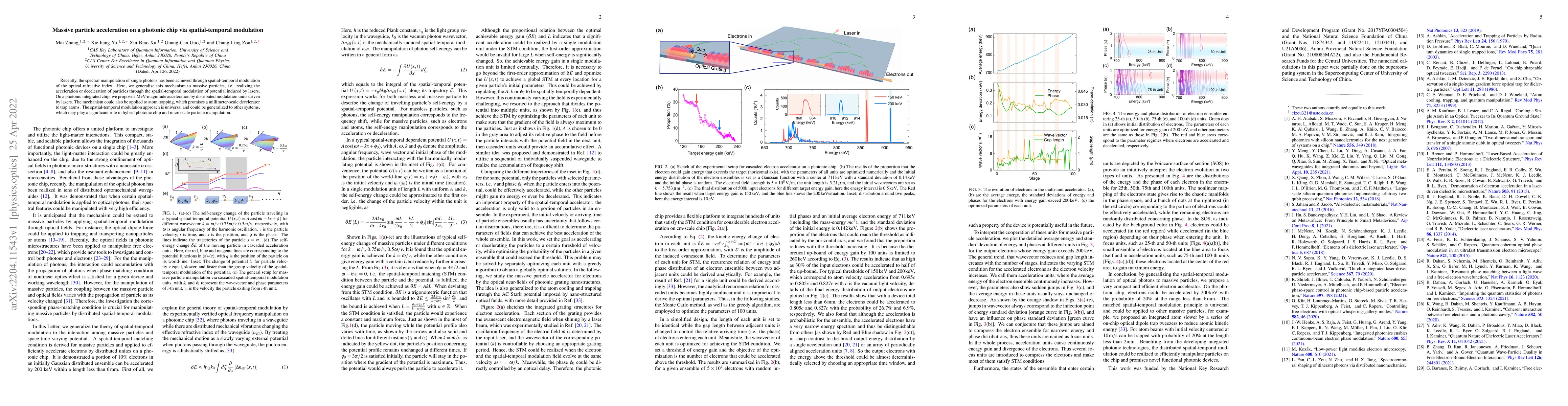 Thumbnail for Massive particle acceleration on a photonic chip via spatial-temporal
  modulation