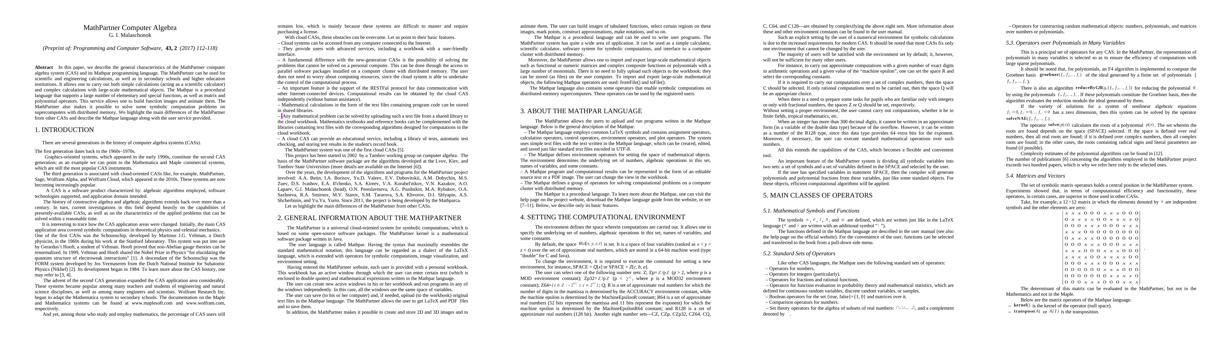 Thumbnail for MathPartner Computer Algebra