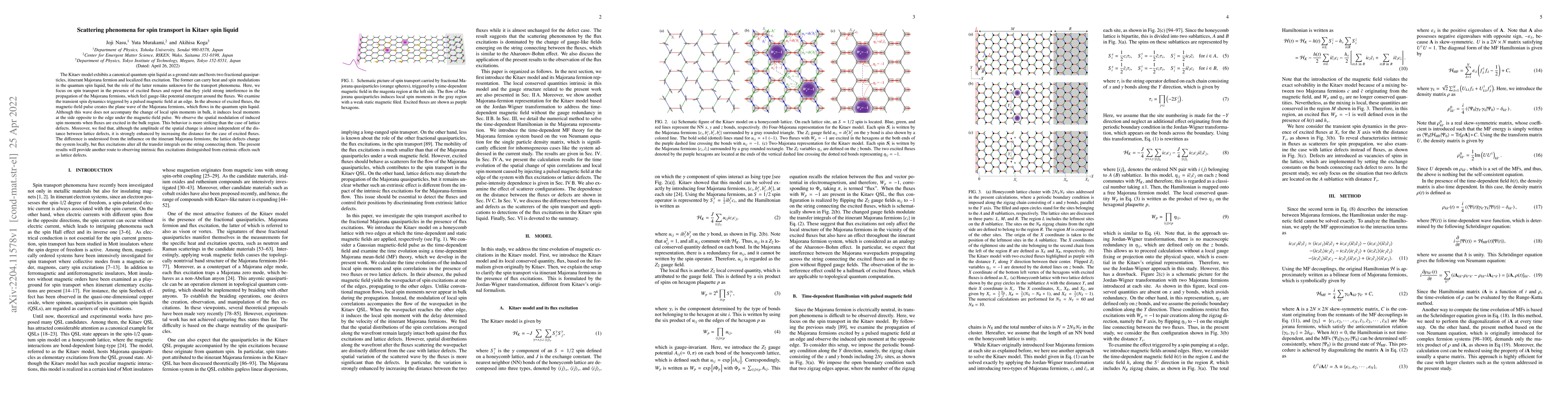 Thumbnail for Scattering phenomena for spin transport in Kitaev spin liquid
