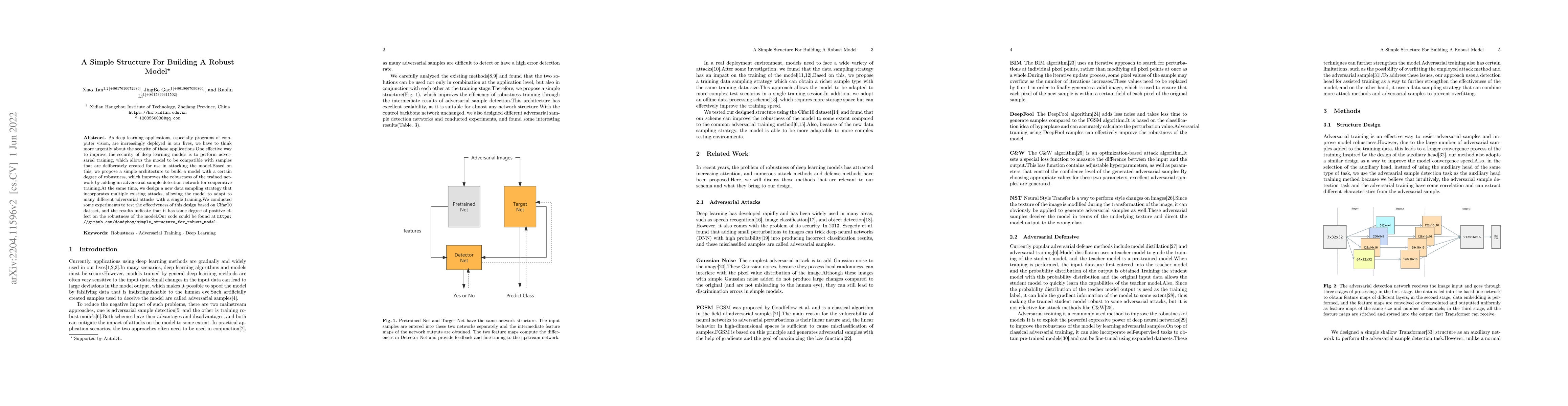 Thumbnail for A Simple Structure For Building A Robust Model