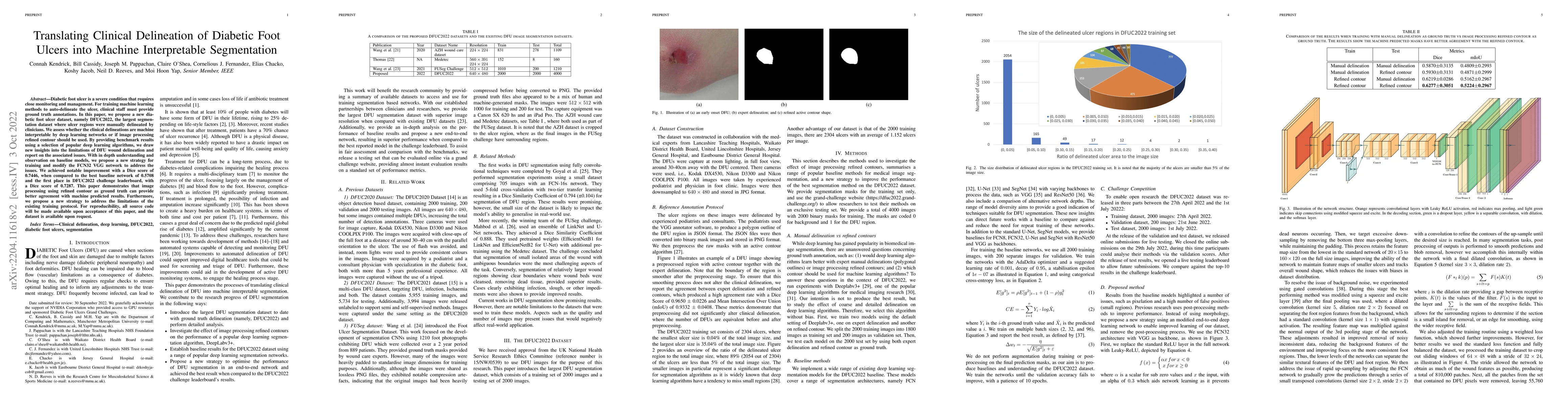 Thumbnail for Translating Clinical Delineation of Diabetic Foot Ulcers into Machine
  Interpretable Segmentation