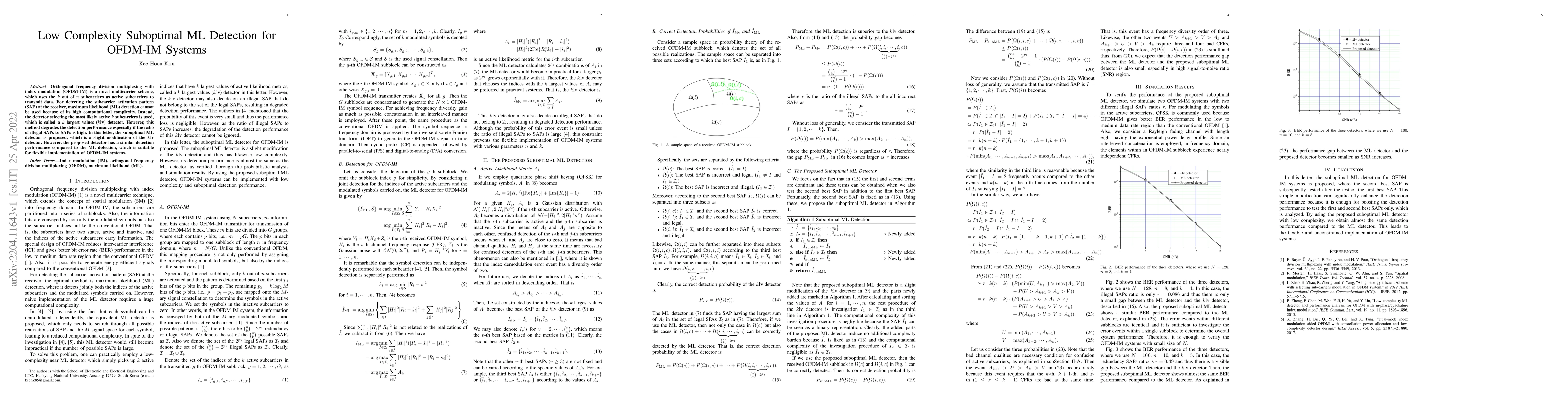 Thumbnail for Low Complexity Suboptimal ML Detection for OFDM-IM Systems