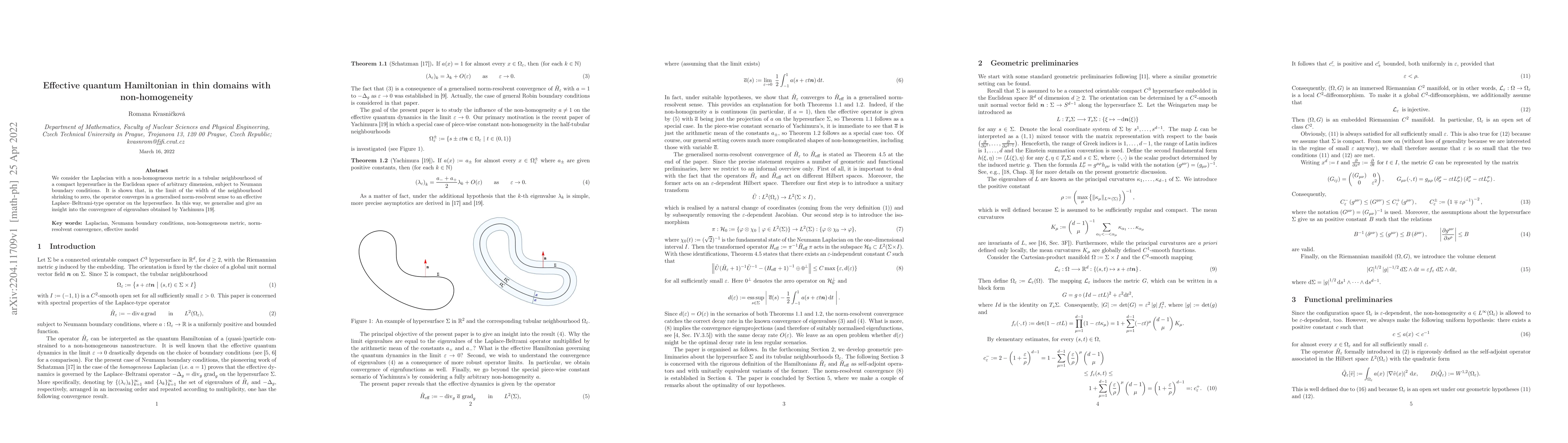 Thumbnail for Effective quantum Hamiltonian in thin domains with non-homogeneity